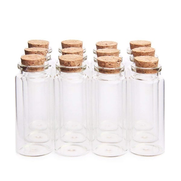 20st glasflaskor av medicinsk kvalitet Bajonett Korkade önskeflaskor Förtjockade driftflaskor Trinket Dispenseringsrör Flaskor (30 ml)