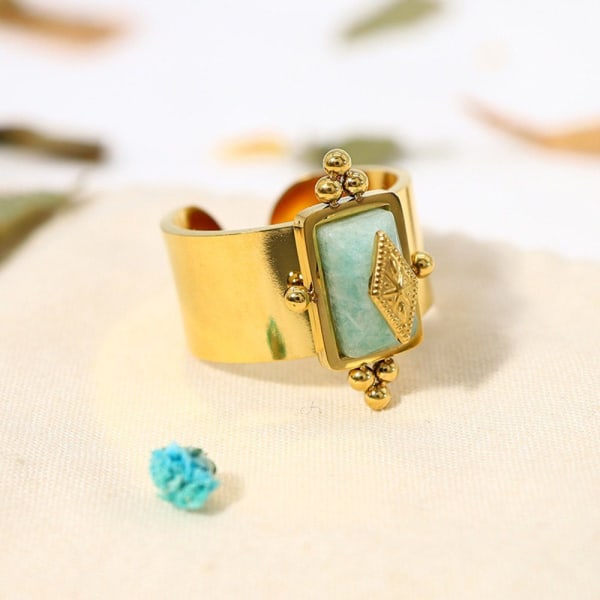 Ring for kvinner, moteriktig ring, enkel temperament-ring