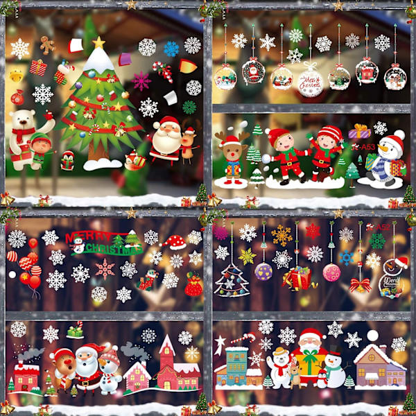 Jule Vindue Stickers, Jule Vindue Stickers, DIY Jul