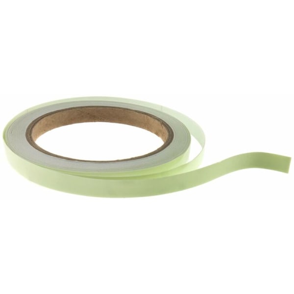 Blå Fluorescerende Tape - 10mm x 10m - Gløder i Mørket Reflekterende