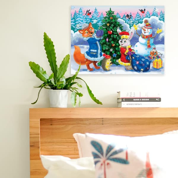 Jule Diamant Maleri Kits til Voksne - DIY Diamant Maleri