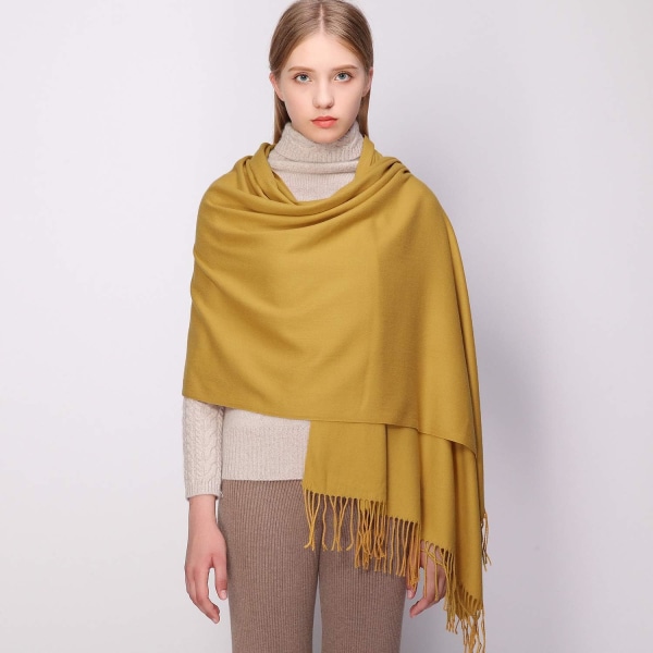 Vinter varm tørklæde Pashmina sjal wrap til kvinder og mænd lang stor