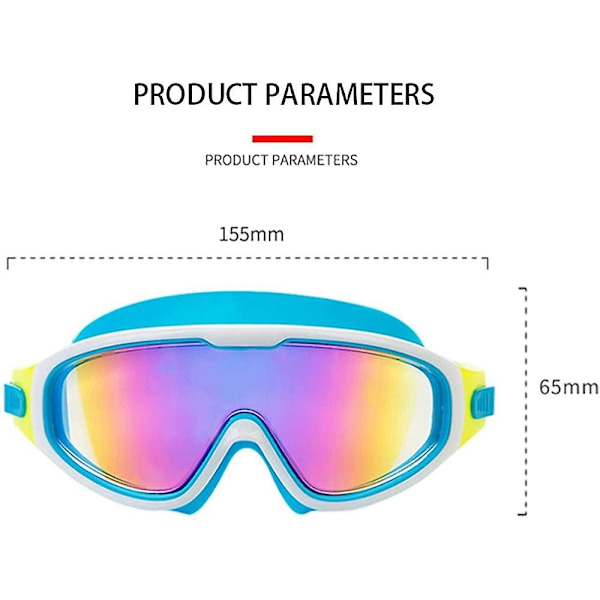 Simglasögon Simglasögon För Barn Anti-fog Uv-skydd Klar Och Bred Vision Simglasögon