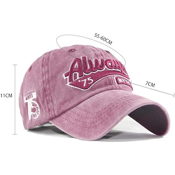 Baseball Cap,Unisex Vintage Jeans Hat Justerbar Cap Hip-hop Fash