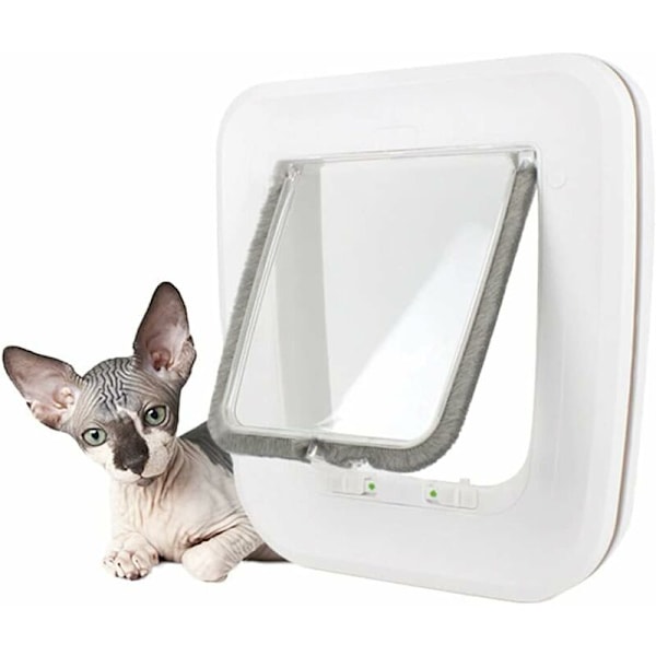 Liten kattlucka, snabb installation, enkel att installera, 2-vägslås,