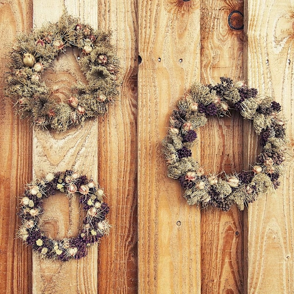 8 st naturliga kransar vinstockar kransar DIY hantverk vinstockar krans girlang
