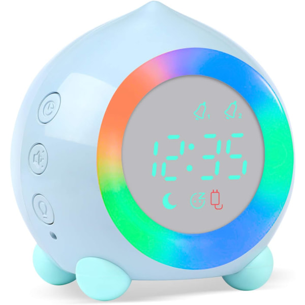 Children's Alarm Clock Luminous LED Digital Wake-up Lamp Night Li