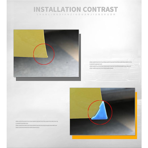 2 st Bilskydd för dörrkanter, klistermärken för bilar, dörrskydd, grå