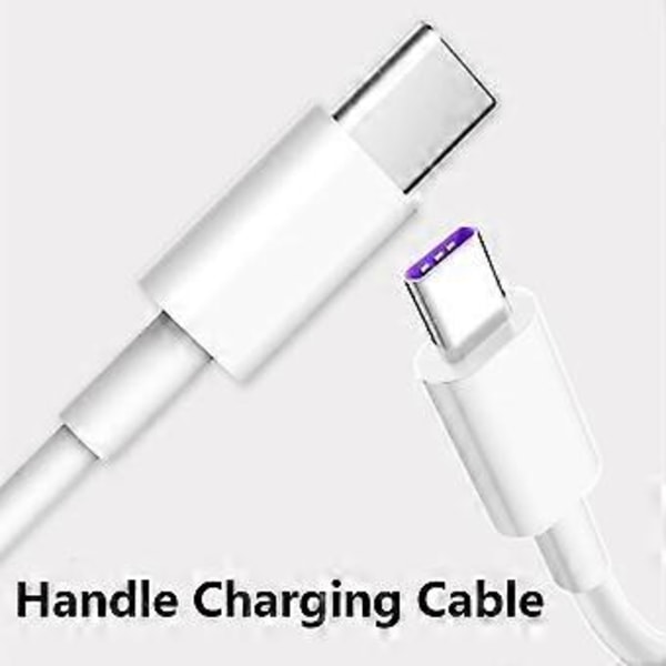 100/200/300 cm trådløs controller strømkabel forlænger USB-ladekabel til controller dataoverførsel ladeledning sort Black 100cm