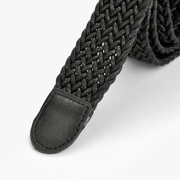 Flätat bälte, elastiskt tygbälte, stretchiga plusstorlekar, set om 4