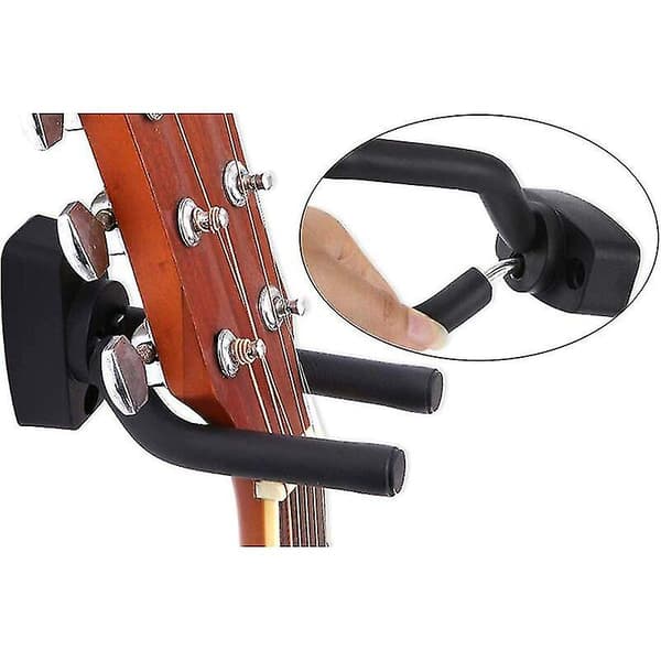 2 stk. Universal Guitar Hanger Guitarophæng til vægmontering