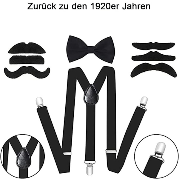 1920-luvun juhla-asu  Miesten asusteet Gatsby Gangster -vaatteet Cospla