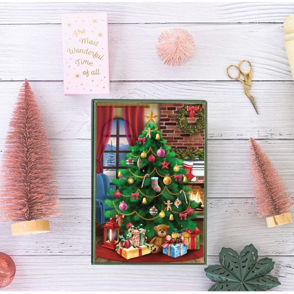 Adult DIY Diamond Painting Kit Christmas, Christmas Gift Tree 5D