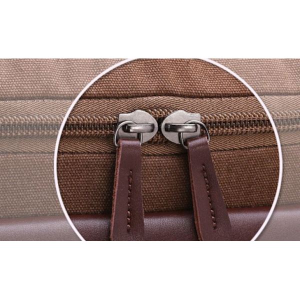 Ekspanderbar lerrets duffelbag Reise overnatting Holdall Weekendbag