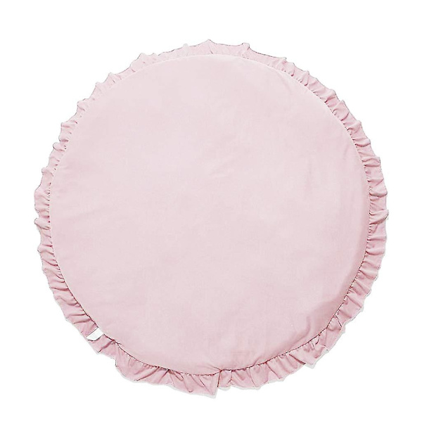 100cm Spetsmatta Mattor Barn Bebis Lek Spel Krypmatta Tvättbar Sovrum