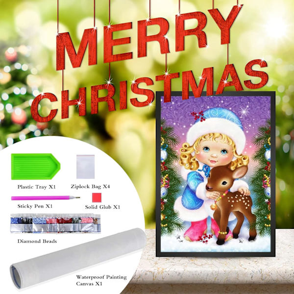 Julklapp Diamantmålning Kits för Vuxna - Gnomes Full Drill Di