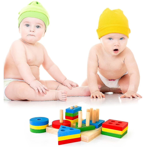 Träpluggbräda Träpussel Sorteringsspel Träpluggningsspel