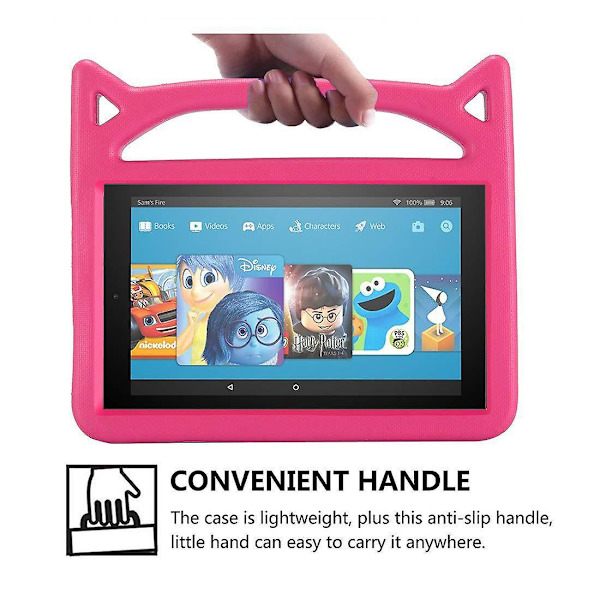 1 kpl Sopii Kindle-tabletille, suojaava kotelo lapsille, kädessä pidettävä tabletti Eva-suojaava kotelo