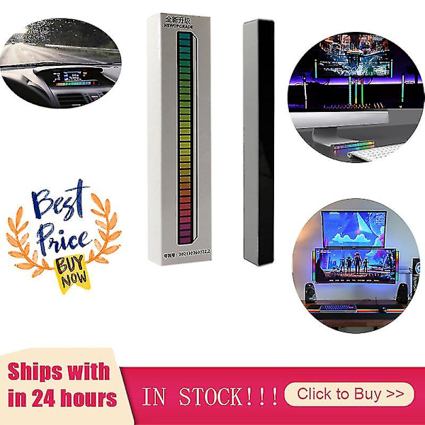 Rgb stemmestyrt lyd stemmestyrt musikkrytmelampe Led atmosfærelys datamaskin bil atmosfære pickup lys bil Led lys
