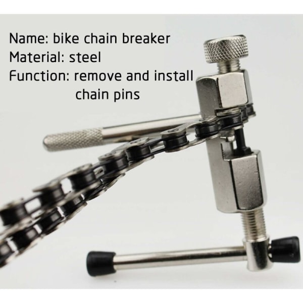 4 stk sykkelreparasjonsverktøysett, veivtrekker for sykkel, kjede og sveiv R