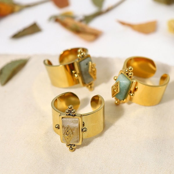 Ring dammode ring enkel temperament ring