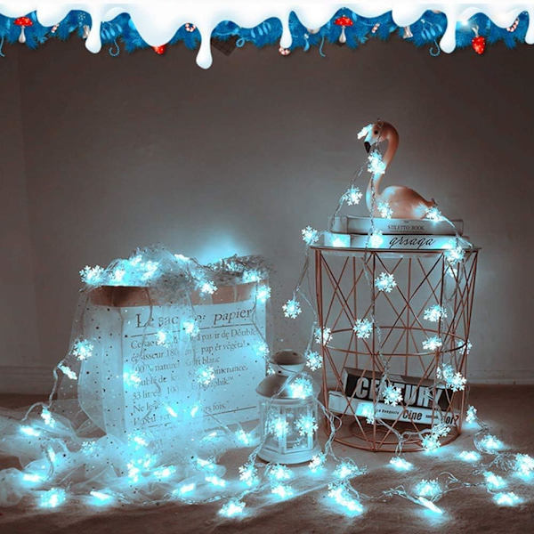 Fairy String Lights, Julelys Batteridrevet Lig