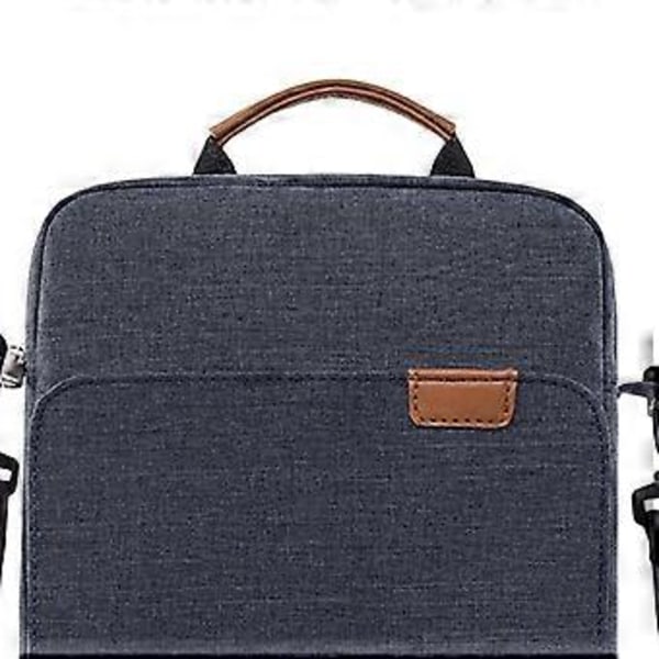 Pekskärm Tablet Väska Fodral Crossbody Väska Yttre Dragkedjeficka för Mindre Föremål Organiserad Slitstark Tålig Dammtät Handväska (S Blå) S Blue