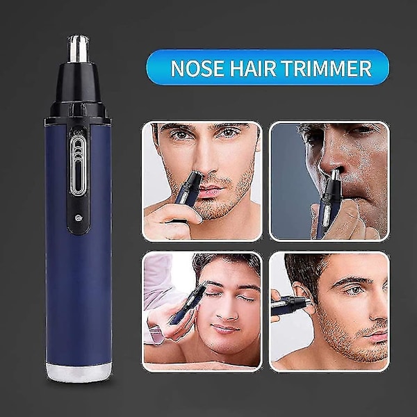 Usb Genopladelig Næsehårstrimmer Mænd Hår Fjernelse Razor Beard Cleaner