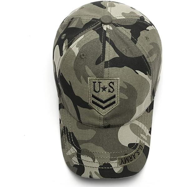 Baseball Cap, Jagt Camouflage Cap til Udendørs Camping, Justerbar