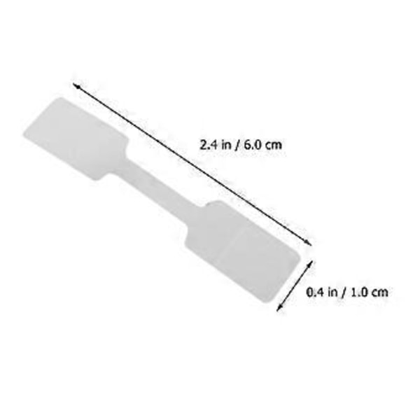 PVC-tarra ripustuslaput hintojen merkitsemiseen