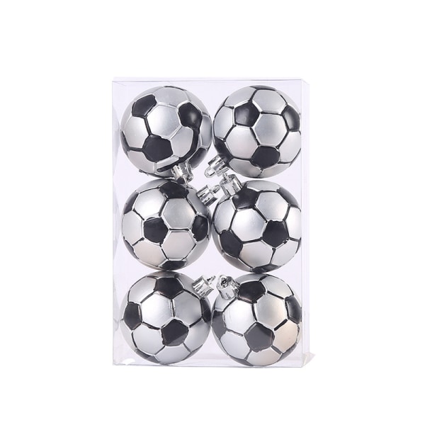 6cm Christmas Football Christmas Decoration Ball Hanging Christma