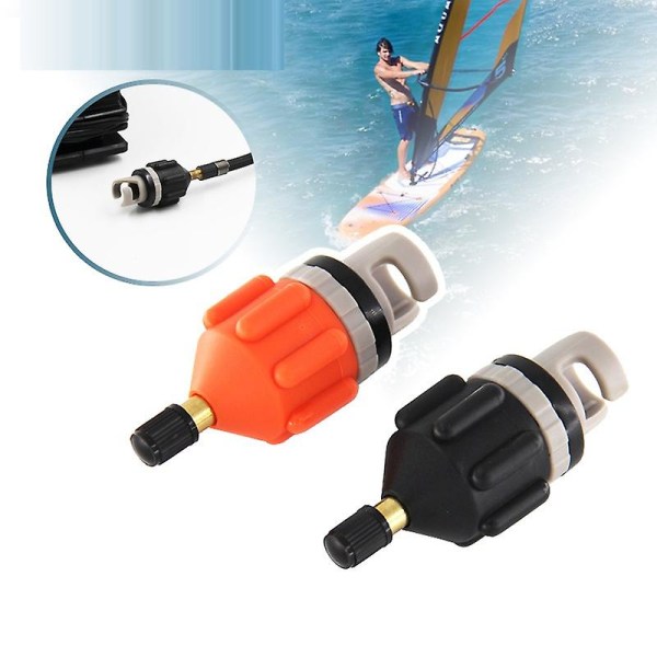 2 stk oppblåsbar sup-pumpeadapter Kompressor paddleboard pumpeadapter sup-ventiladapter koblingsadapter