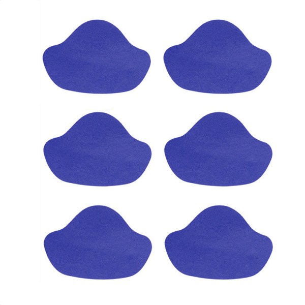 6pcs sports shoe heel anti-wear repair subsidy,blue