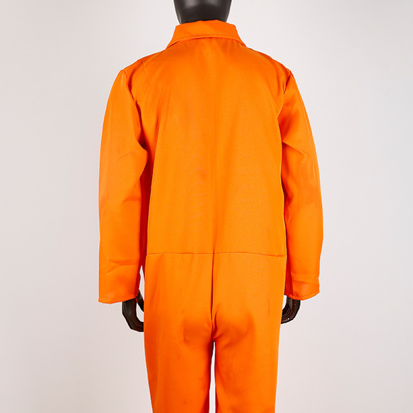 1 st fängelsekläder män klänning accessoarer män vuxen orange p