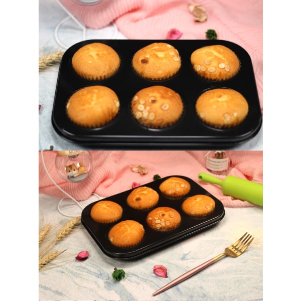 Jumbo Muffinform - Muffinforme i kulstofstål med non-stick belægning