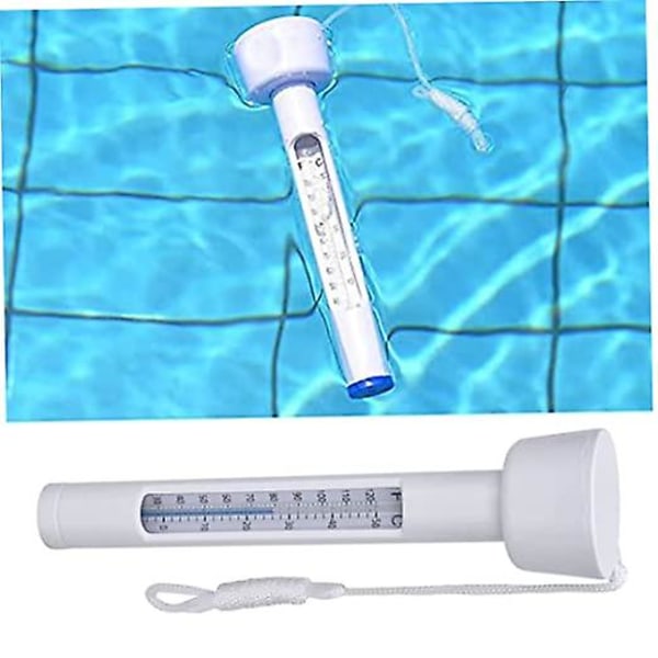 Vann Termometer, Basseng Vann Termometer Med Snøre, Utendørs Flytende Termometer For Basseng, Badevann, Osv