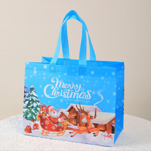Julstora presentpåsar 5-pack X-mas presentpåse extra stor tomte