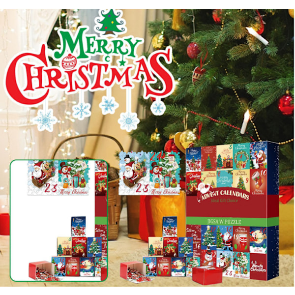 Julkalender Pussel Leksak Pussel Kreativ Leksak Jul
