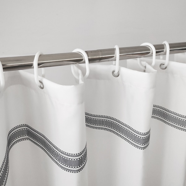 Duschdraperi i polyester, 183 cm bred * 213 cm hög, badrum