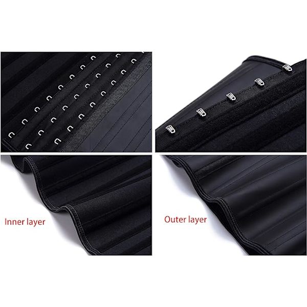 Slankende magebelte for kvinner - Kort magebelte for slanking av bryst - Flat mage