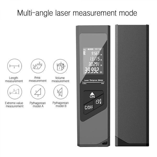 Laser vattenpass digital avståndsmätare