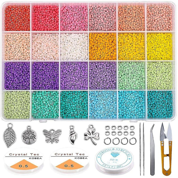 Glass Seed Beads Seed Beads For Bracelet Making Beading Jewelry Making Kit