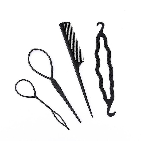 Hårstylingverktyg, 4-pack håröglesats