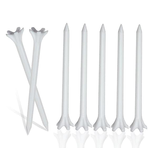 100 stk. 7 cm Golf Tees Holdbare Plastik Tees