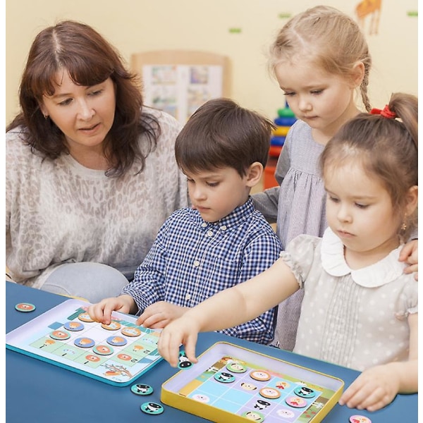 Ohp Magnetisk Sudoku Spelbräda Pedagogisk Logiskt Tänkträning Leksak