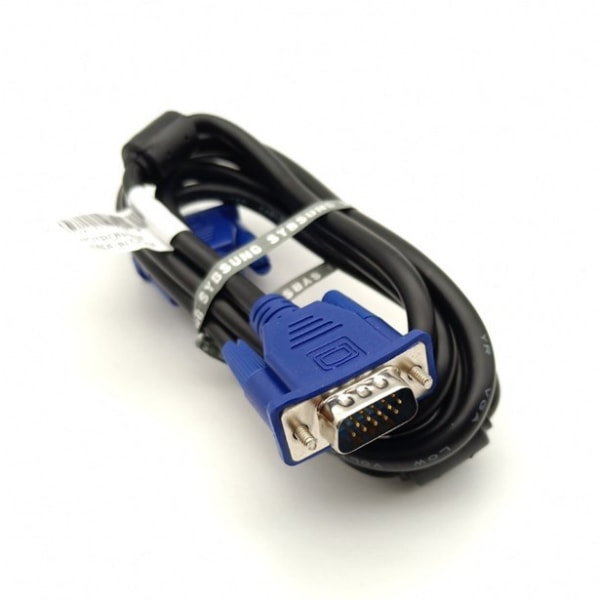 Kabel VGA 1,5 m 4+5 kabel för anslutning för ordinateur VGA avec tête bleue monitor för ordinateur bärbar TV kabel vidéo