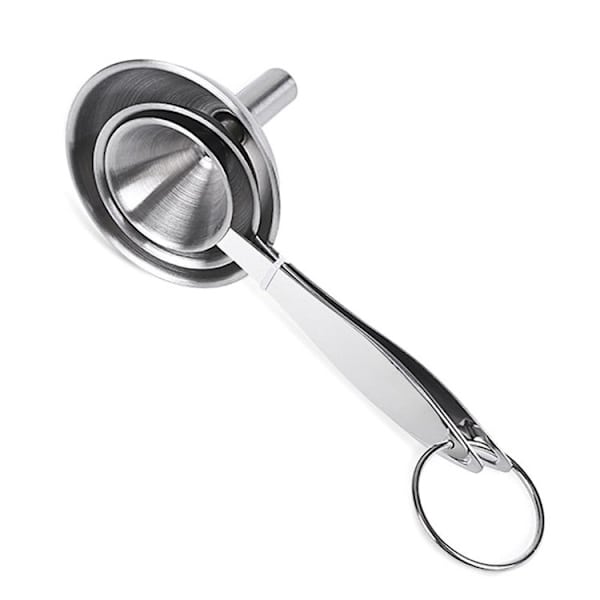 Rostfria trattar, 3 delar sil tratt set kök tratt