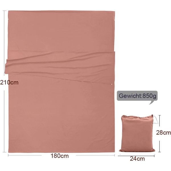 Kannettava antifouling-matkapaperi - vaaleanpunainen, kevyt ja kompakti