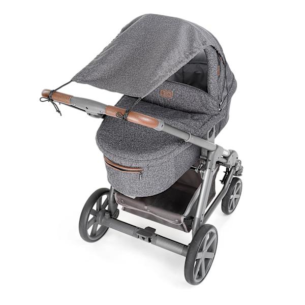 Den lyxiga universella suffletten passar för barnvagnar/babybad,