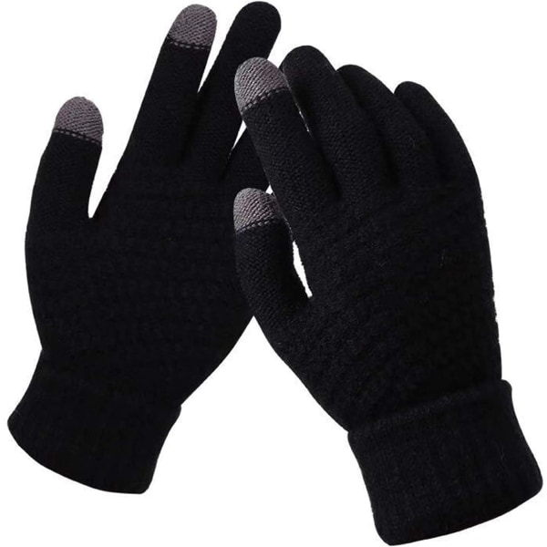 Warm Knitted Wool Gloves Touch Screen Knitted Gloves Winter Warm